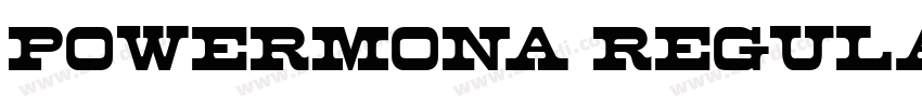 PowerMona Regular字体转换